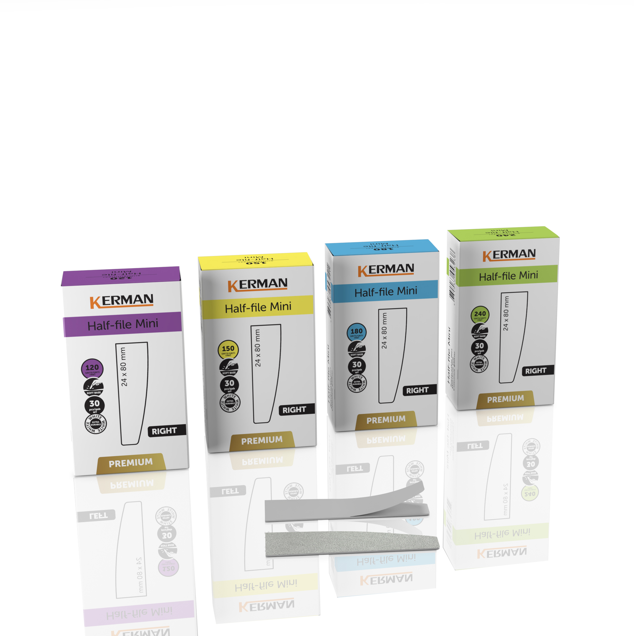 Kerman changeable HALF files- MINI / Premium-RIGHT