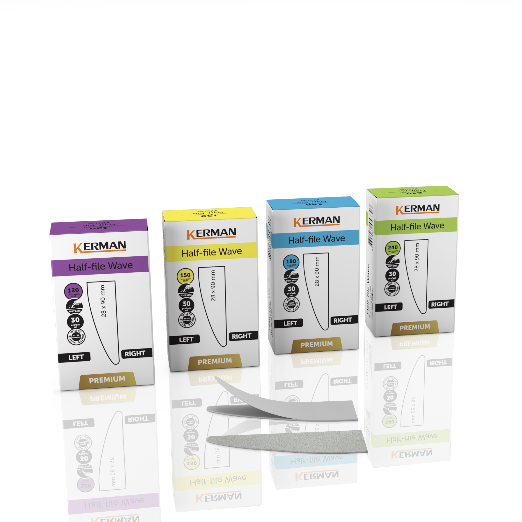 Kerman changeable HALF files- Wave / Premium-LEFT/RIGHT